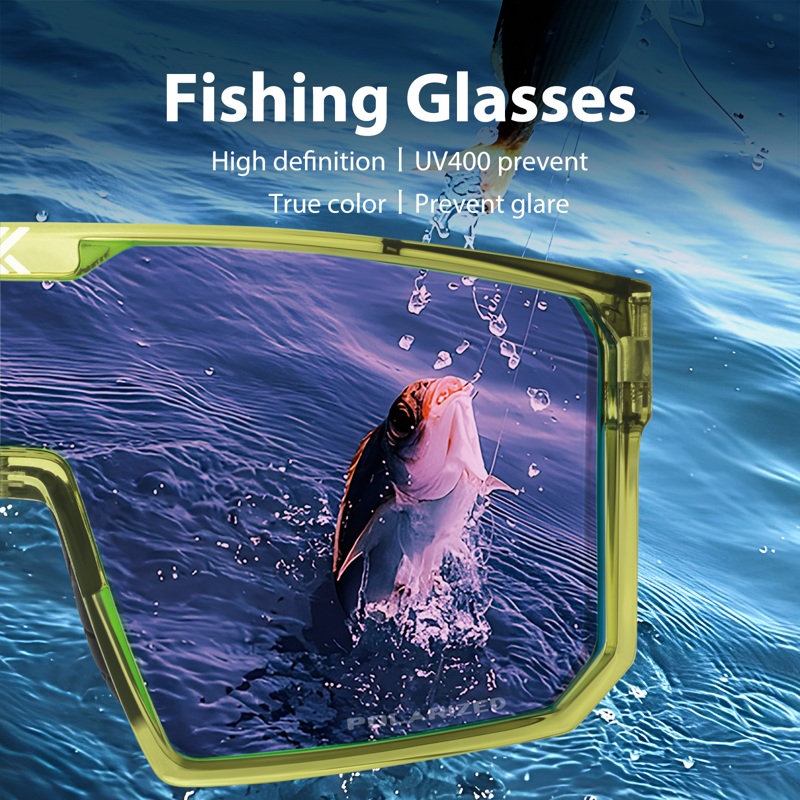 Wholesale Price US$11.00 Kapvoe K232-Q Fashion Polarized Cycling Glasses