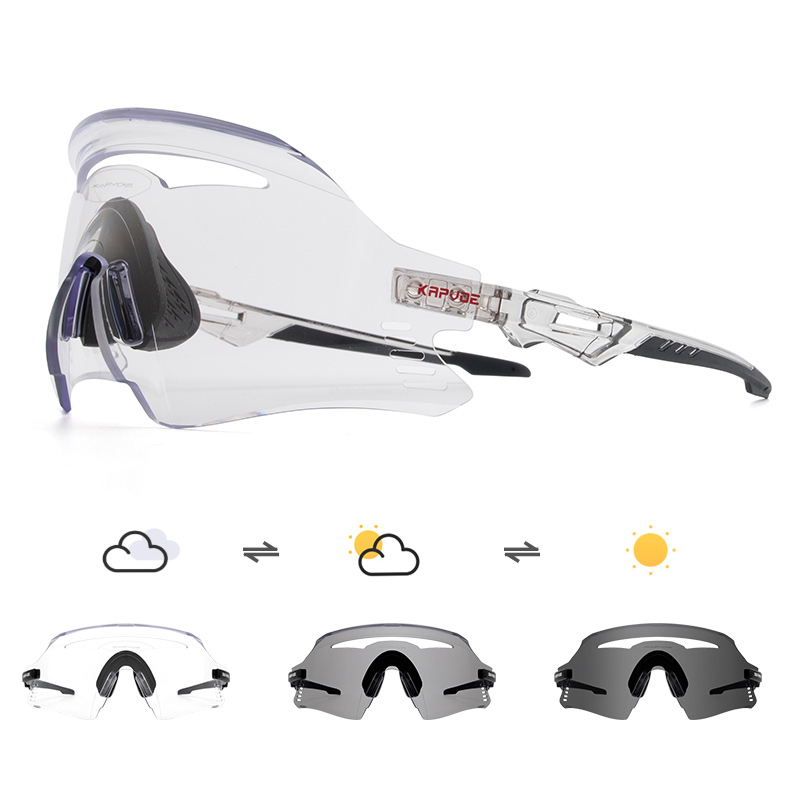 Wholesale Price US$12.50 KAPVOE K1-PH Photochromic Cycling Sports Sunglasses