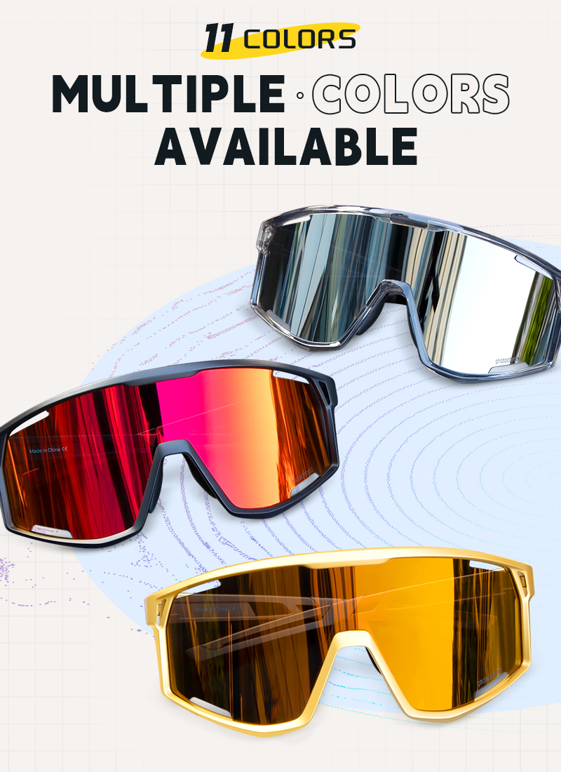 Wholesale Price US$13.00 Kapvoe K108-PH-RE Anti-UV Cycling Sunglasses