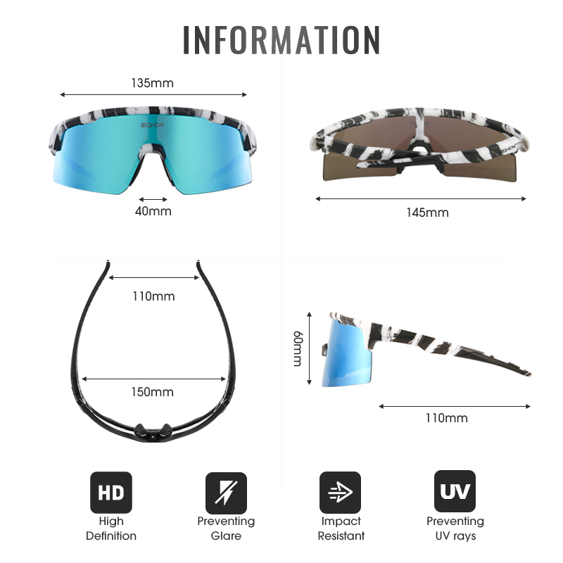 Wholesale Price US$13.50 SCVCN S26 Cycling Glasses