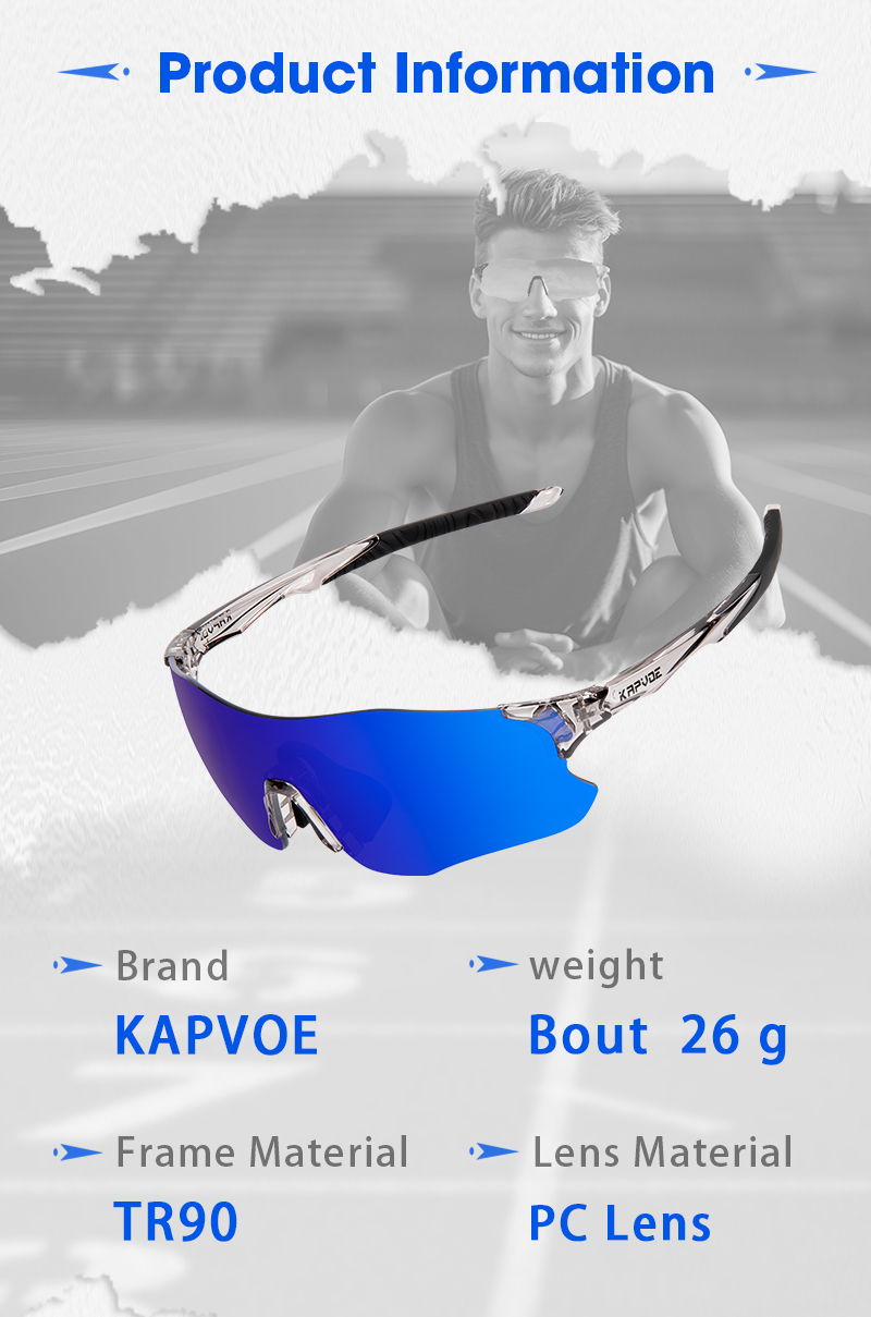 Wholesale Price US$15.00 KAPVOE K1129 Frameless Photochromic Sports Sunglasses