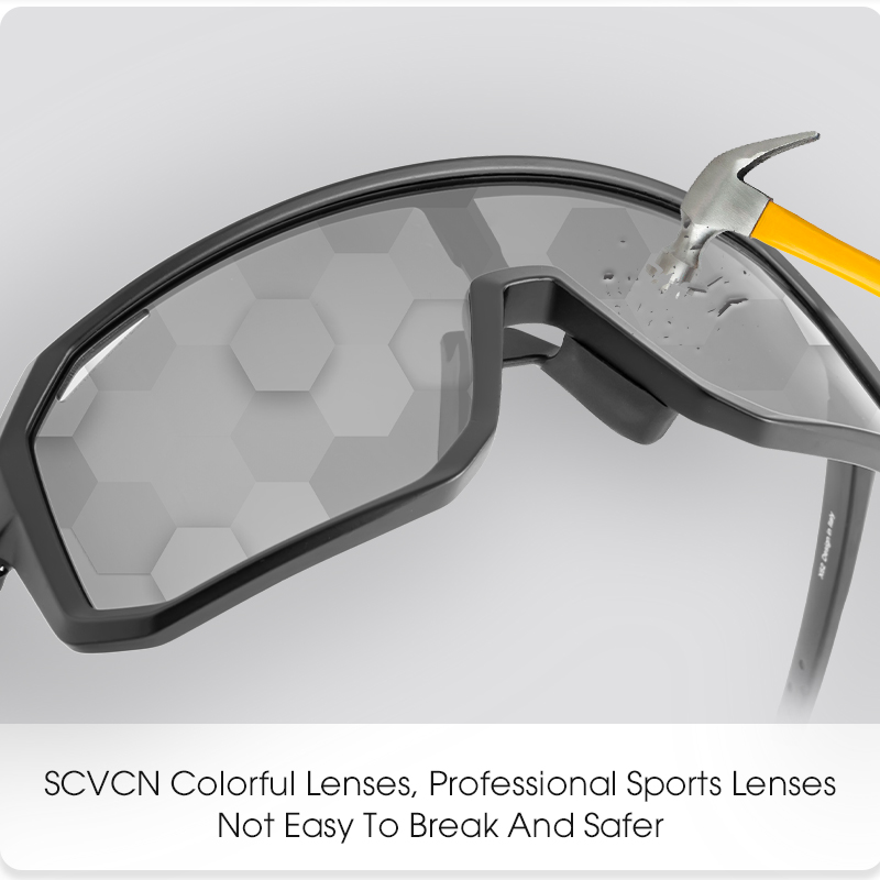 Wholesale Price US$4.50 SCVCN S62 Photochromic Cycling Sports Sunglasses