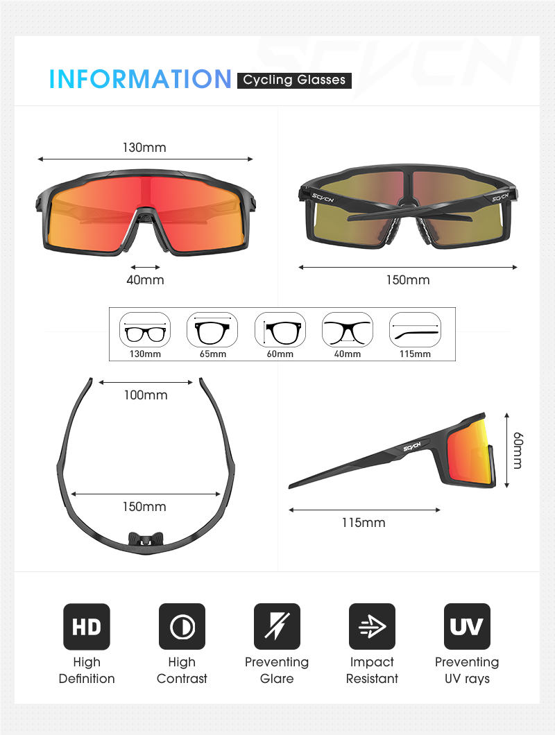 Wholesale Price US$7.50 SCVCN S31 Cycling Glasses
