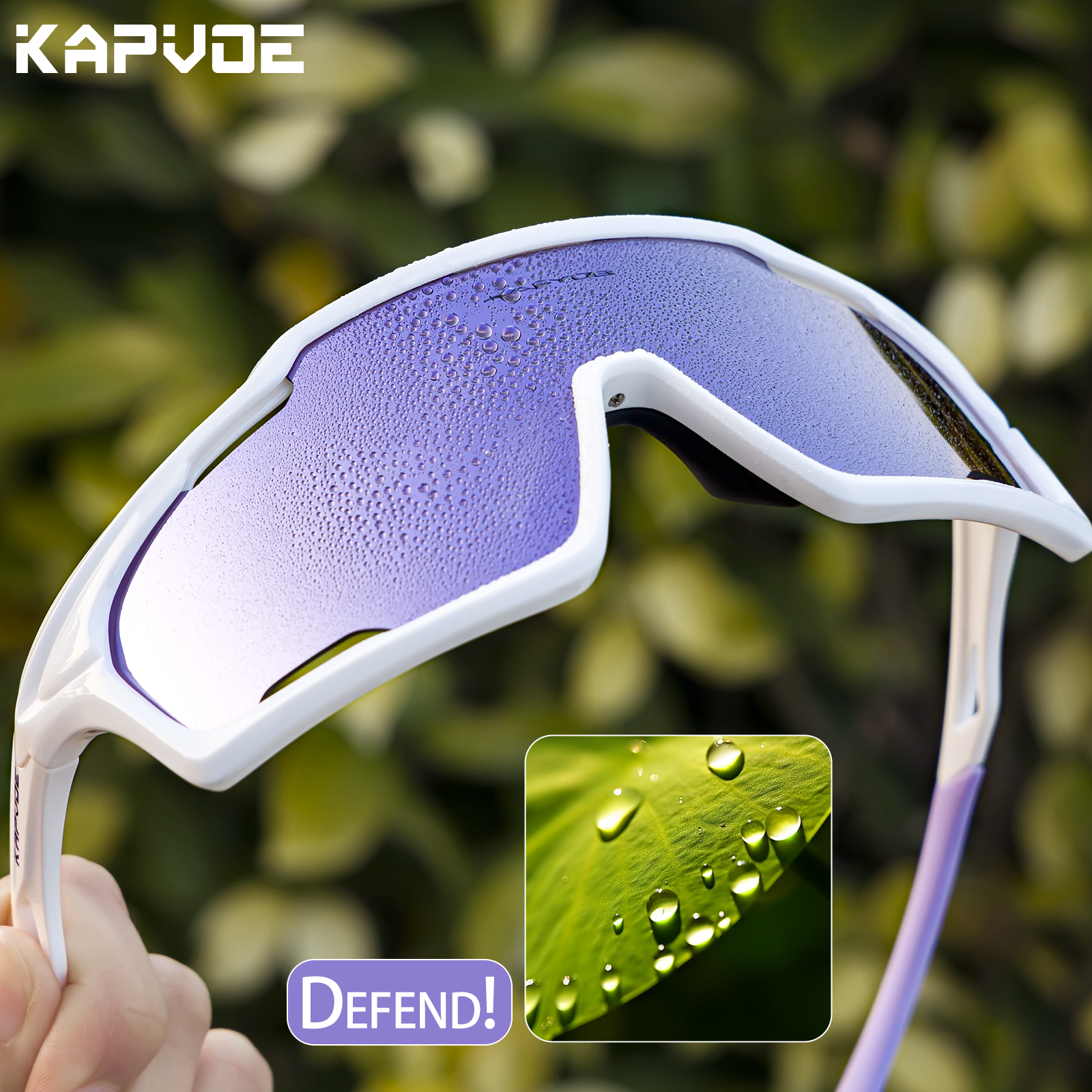 Wholesale Price US$8.50 Kapvoe K70-G Unisex Sports Cycling Glasses